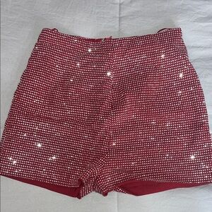 Stylish Red Women's Shorts